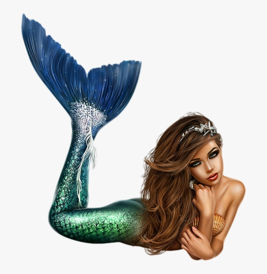 Mermaid Png - Png Transparent Background Mermaid Swimming Transparent, Png Download, Free Download