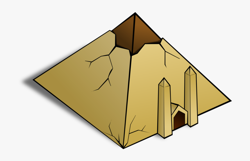 Pyramid Clipart Illustration - Pyramid Shaped Objects Clipart, HD Png Download, Free Download