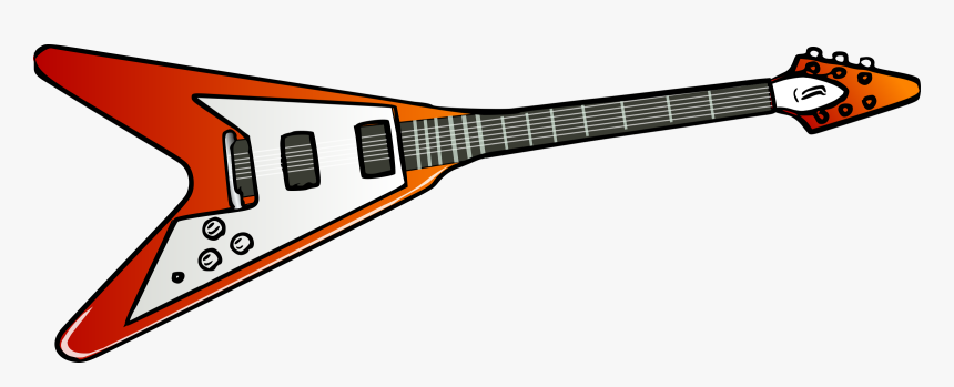 Rock Guitar Download Transparent Png Image - Clip Art Electric Guitar, Png Download, Free Download