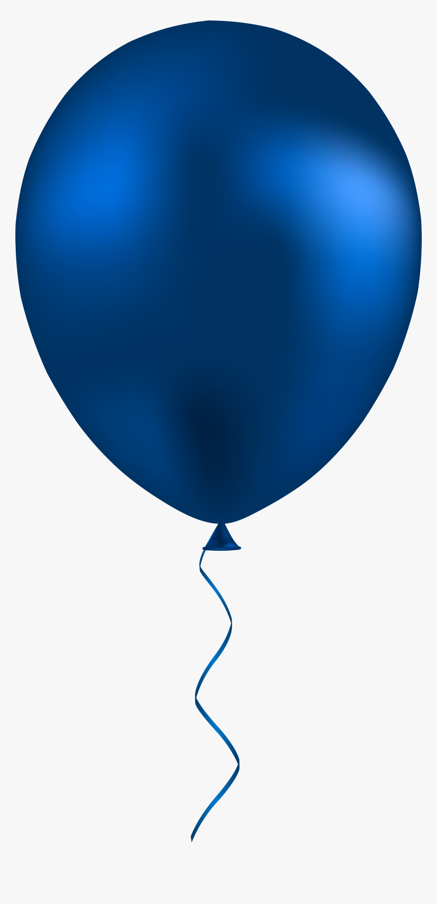 Dark Blue Balloon Png Clip Art - Blue Balloon Clipart Png, Transparent Png, Free Download