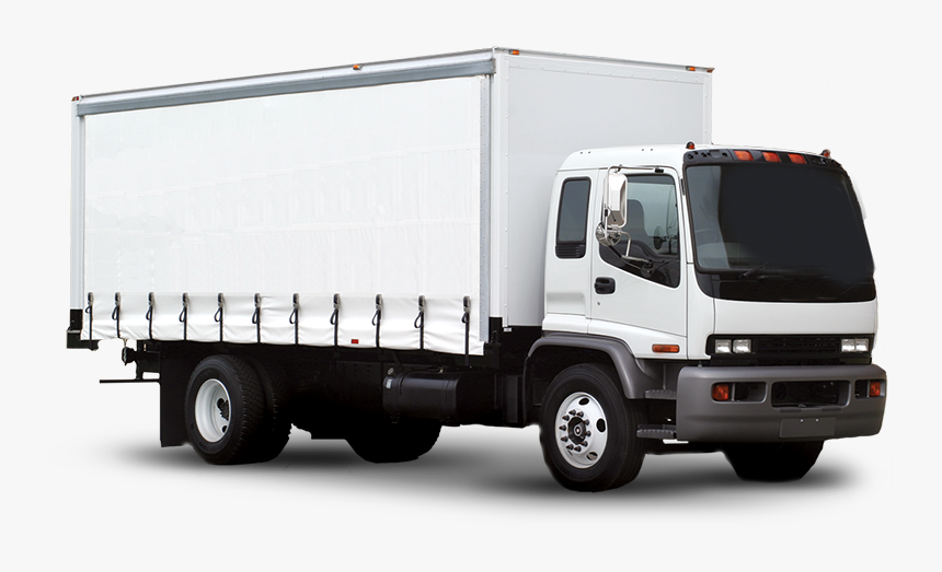 Cargo Truck Free Png Image - Curtain Side Truck, Transparent Png, Free Download