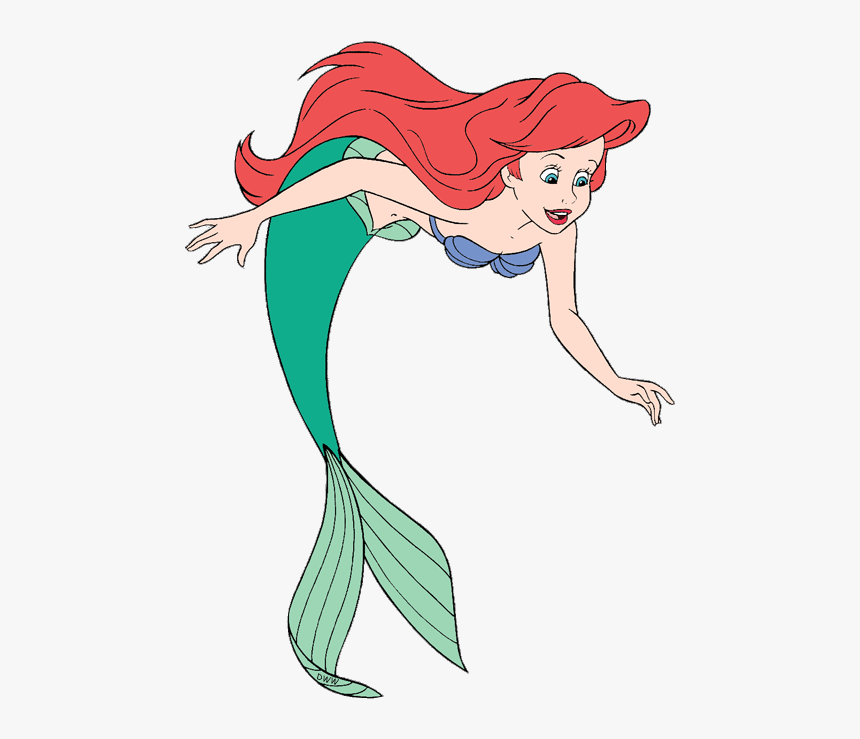 Mermaid Ariel Clip Art - Disney Ariel Art, HD Png Download, Free Download