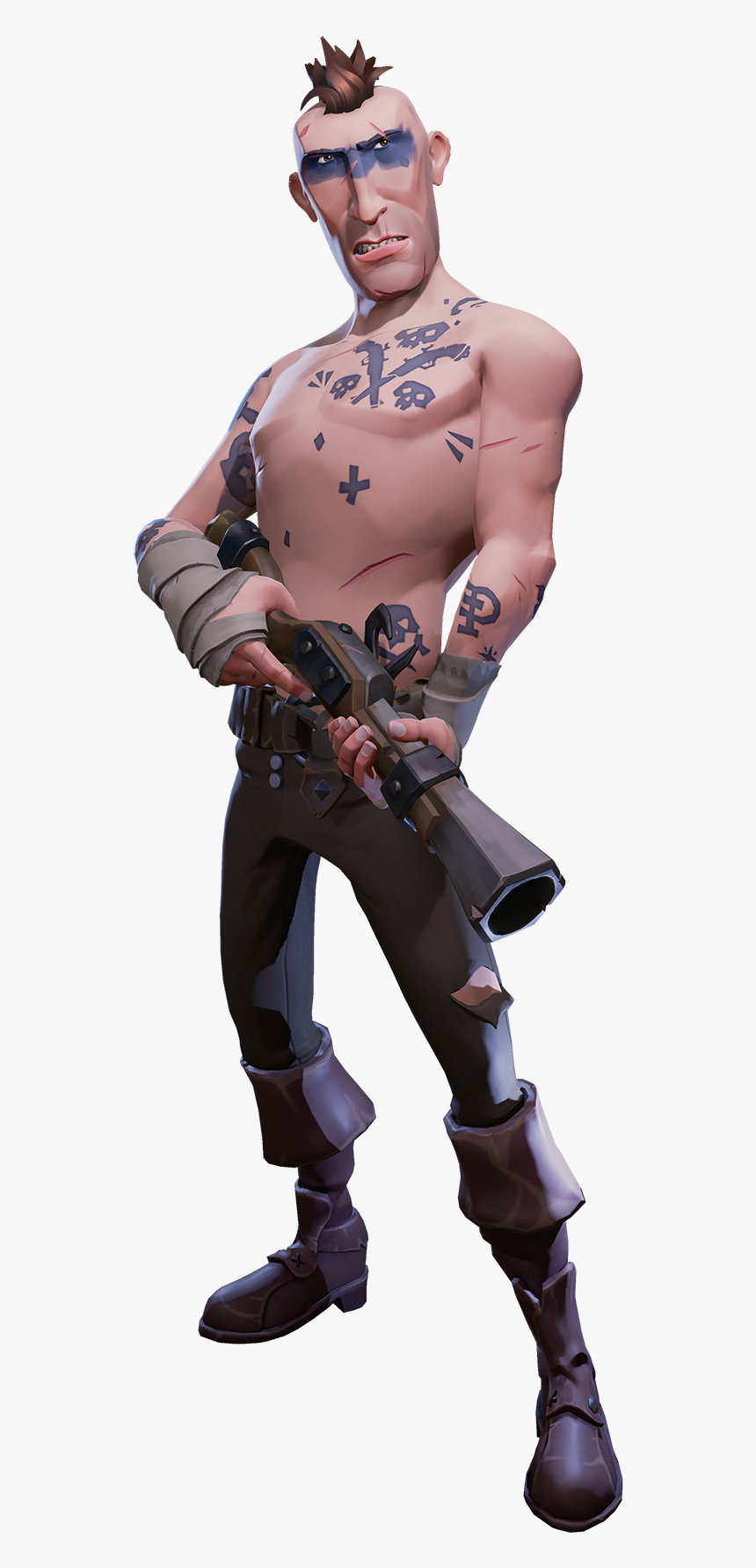 Sea Of Thieves Png High-quality Image - Barechested, Transparent Png, Free Download