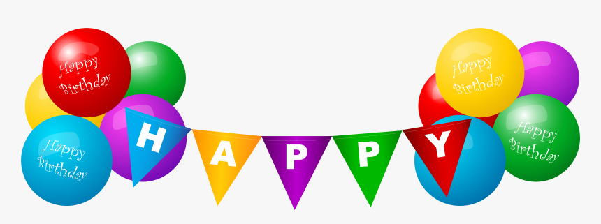 Transparent Happy Birthday Png - Balloons Happy Birthday Png, Png Download, Free Download