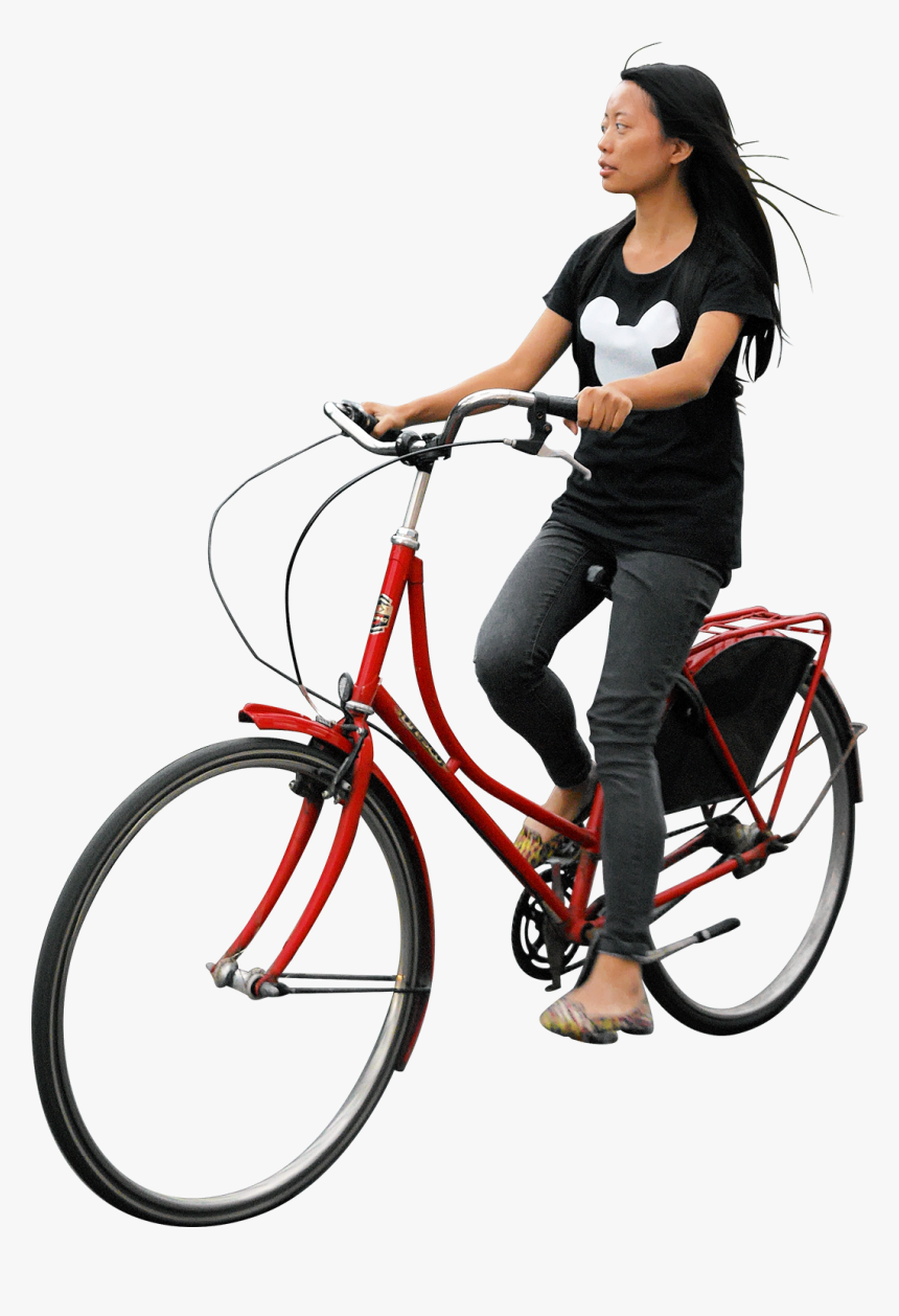 Man Riding Bike Png - People Riding Bike Png, Transparent Png, Free Download