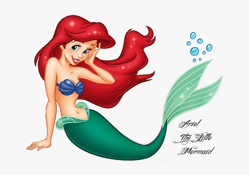 Collection Of Free Mermaid Vector Little - Clip Art Disney Ariel Mermaid, HD Png Download, Free Download