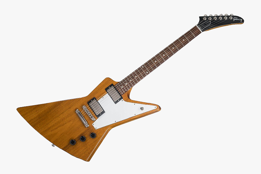 Gibson Explorer Electric Guitar No Background Transparent - Explorer Guitar Transparent Background, HD Png Download, Free Download