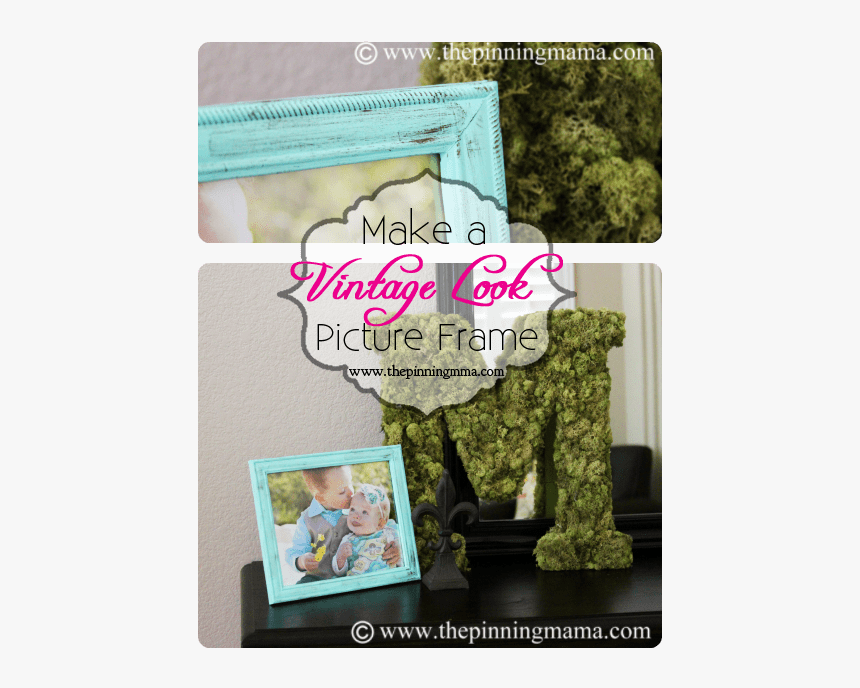 How To Create A Vintage Picture Frame With A Dry Brush - Scrapbooking, HD Png Download, Free Download