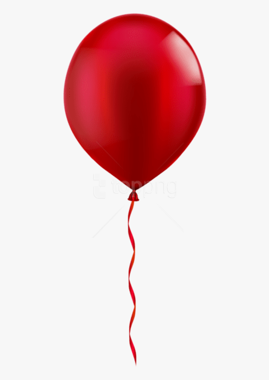 Single Balloon Png - Transparent Red Balloon Png, Png Download, Free Download