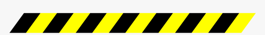 Border, Warning, Hazard, Stripes, Caution, Black - Transparent Background Caution Tape, HD Png Download, Free Download