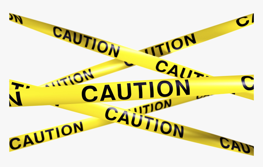 Police Tape Transparent - Caution Tape Transparent Gif, HD Png Download, Free Download