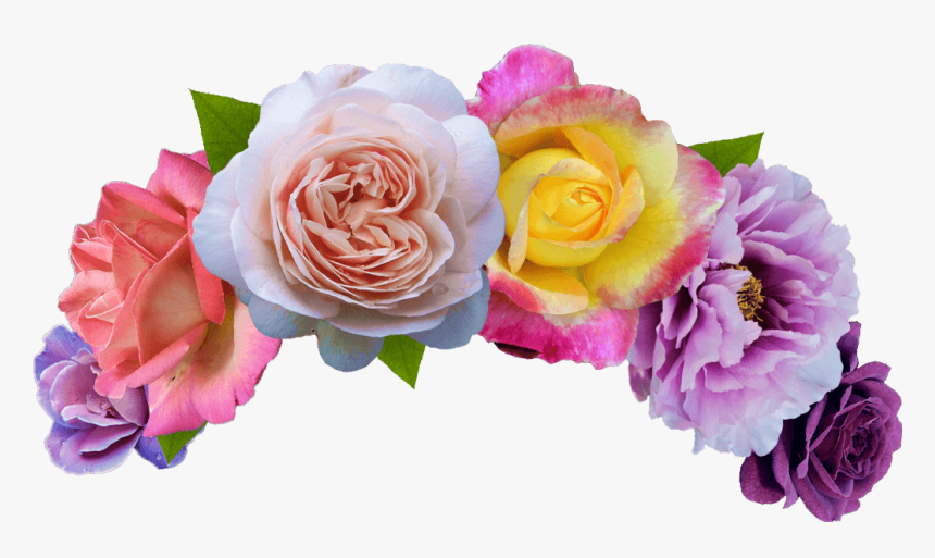 Colorful Flower Crown Transparent Png Image - Head Flower Crown Png, Png Download, Free Download