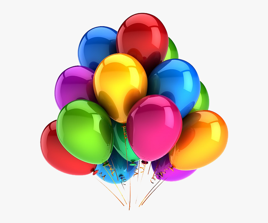 Party Balloons Png - Happy Birthday My Sweet Little Sister, Transparent Png, Free Download