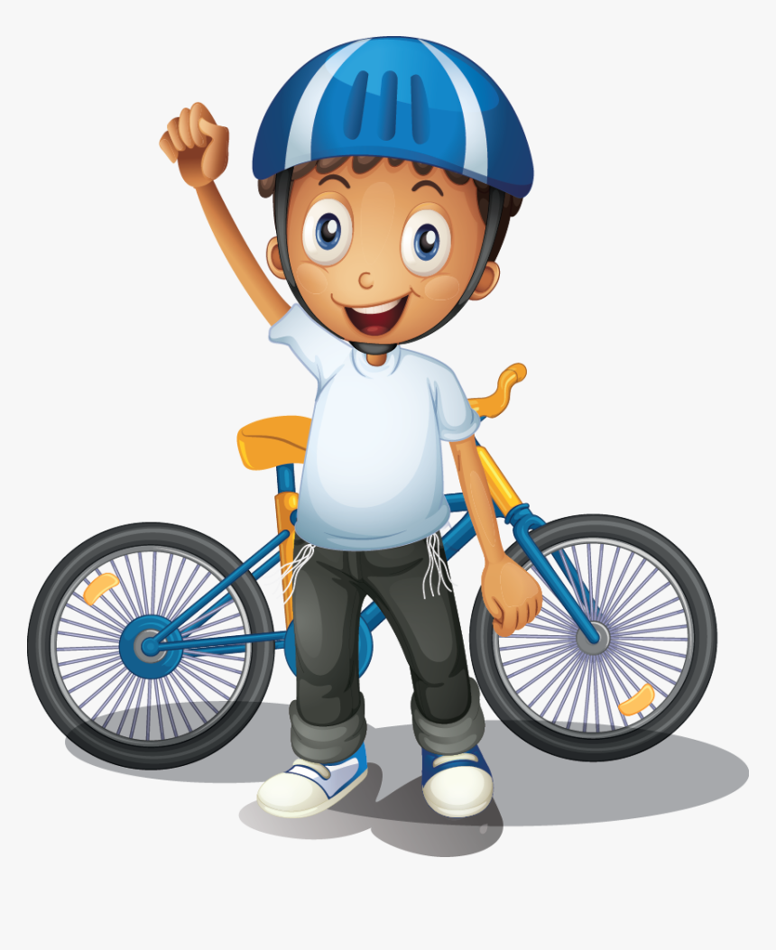 Bicycle Mountain Bike Clip Art Camp Transprent - Kids Bicycle Clip Art, HD Png Download, Free Download
