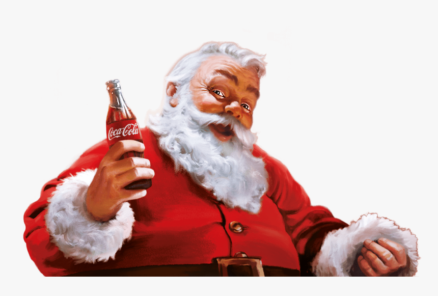 Transparent Santa Png - Coca Cola Santa Png, Png Download, Free Download