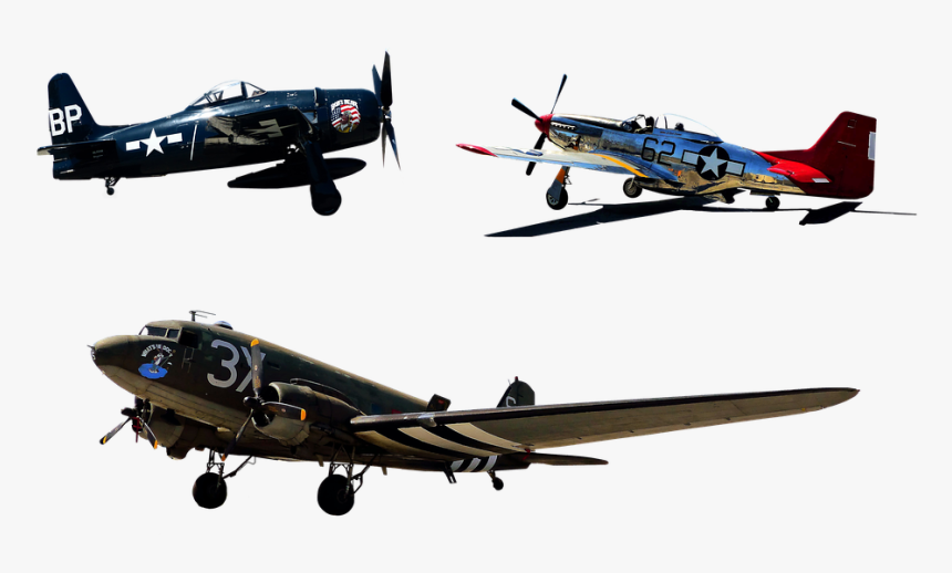Aircraft, Propeller, War, Old, Retro, Antique, Airport - Airplane, HD Png Download, Free Download
