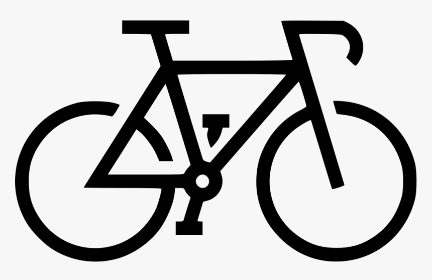 Racing Bicycle Clip Art Cycling Vector Graphics - Transparent Transparent Background Bicycle Icon, HD Png Download, Free Download