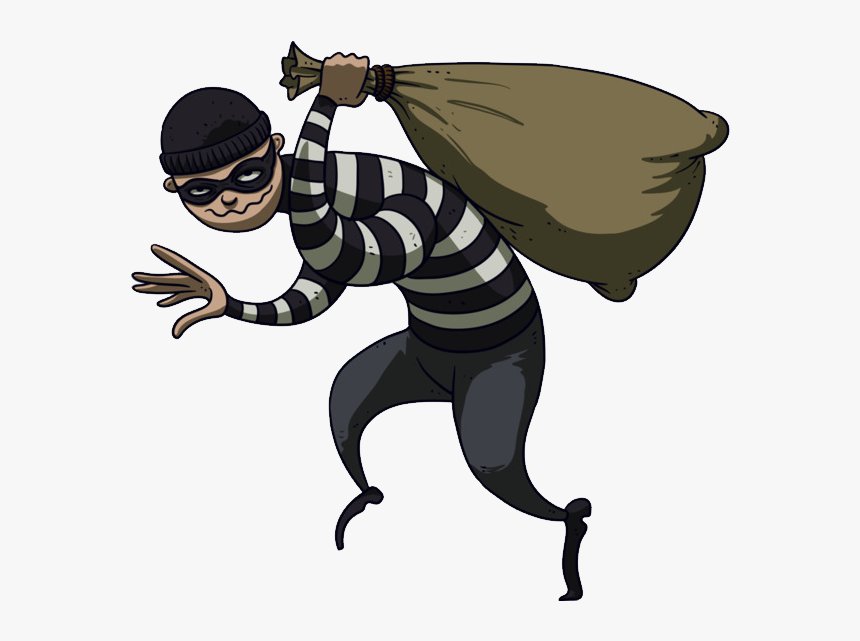 Thief, Robber Png - Transparent Background Robber Clipart, Png Download is ...