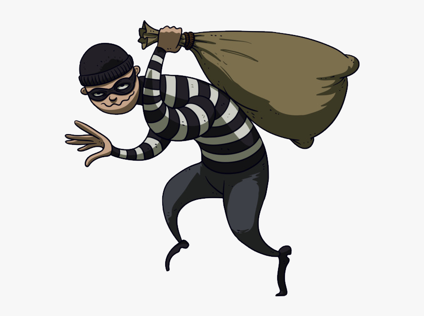 Thief, Robber Png - Transparent Background Robber Clipart, Png Download, Free Download