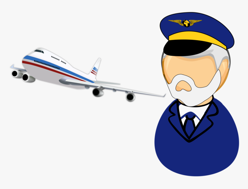 Airplane Pilot Clip Art, HD Png Download, Free Download