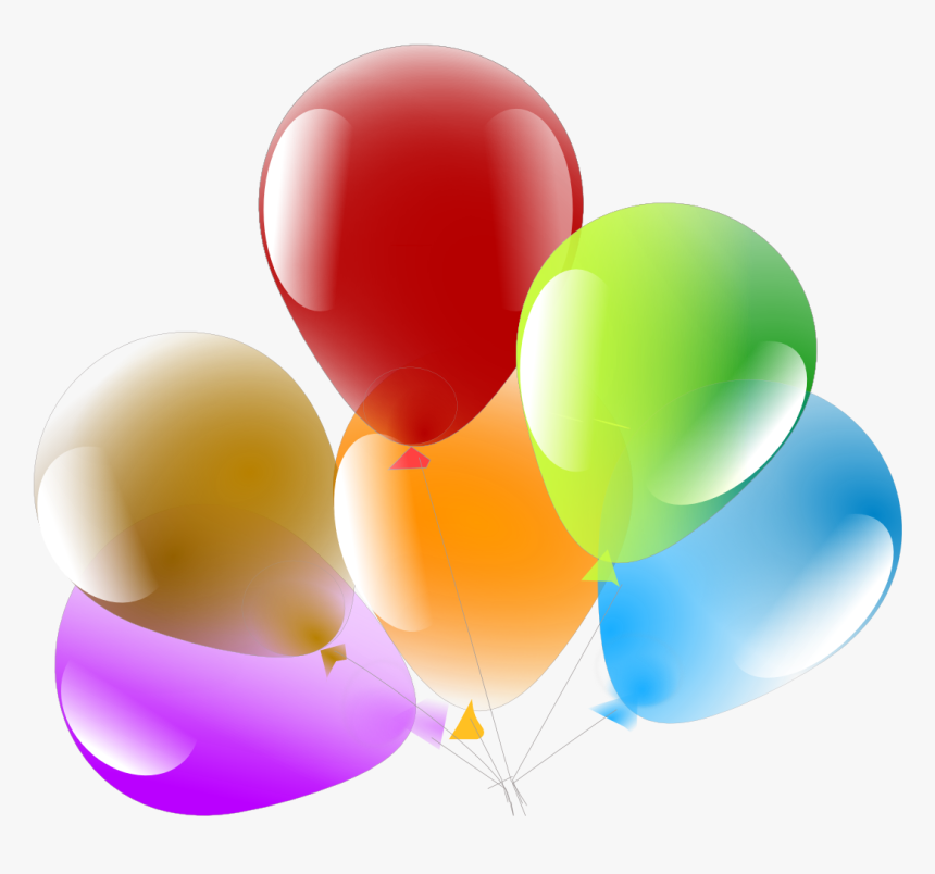 Balloon - Clipart - Png - Balão De Aniversário Png, Transparent Png, Free Download