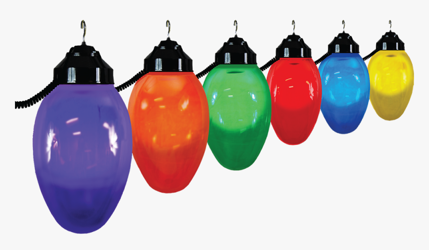 Jumbo Plastic Christmas Lights , Png Download - Giant Light Bulb Christmas, Transparent Png, Free Download