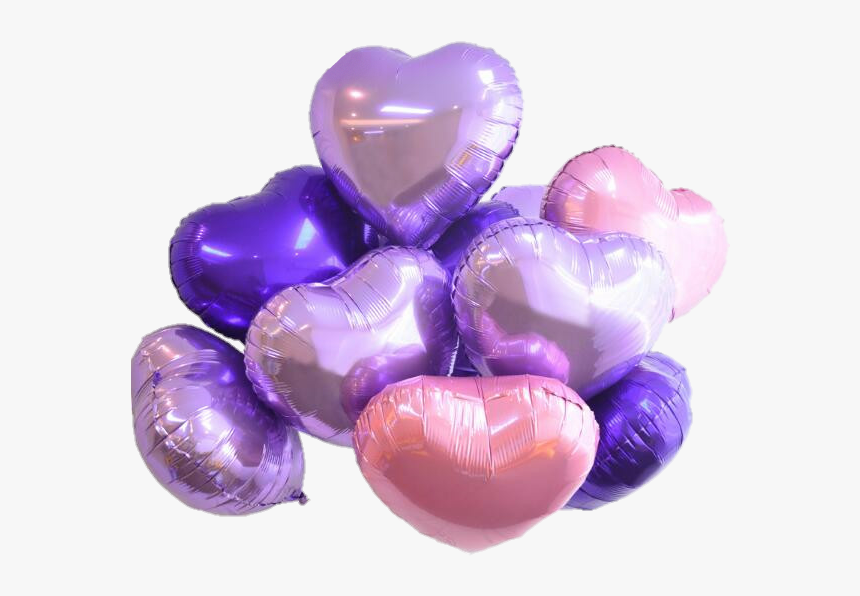 #balloons #png #purple #pink #aesthetic #freetoedit - Transparent Purple Aesthetic Png, Png Download, Free Download