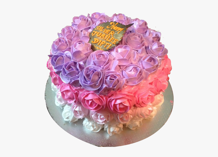 Colorful Flower Cake - Full Flower Cake Design, HD Png Download, Free Download