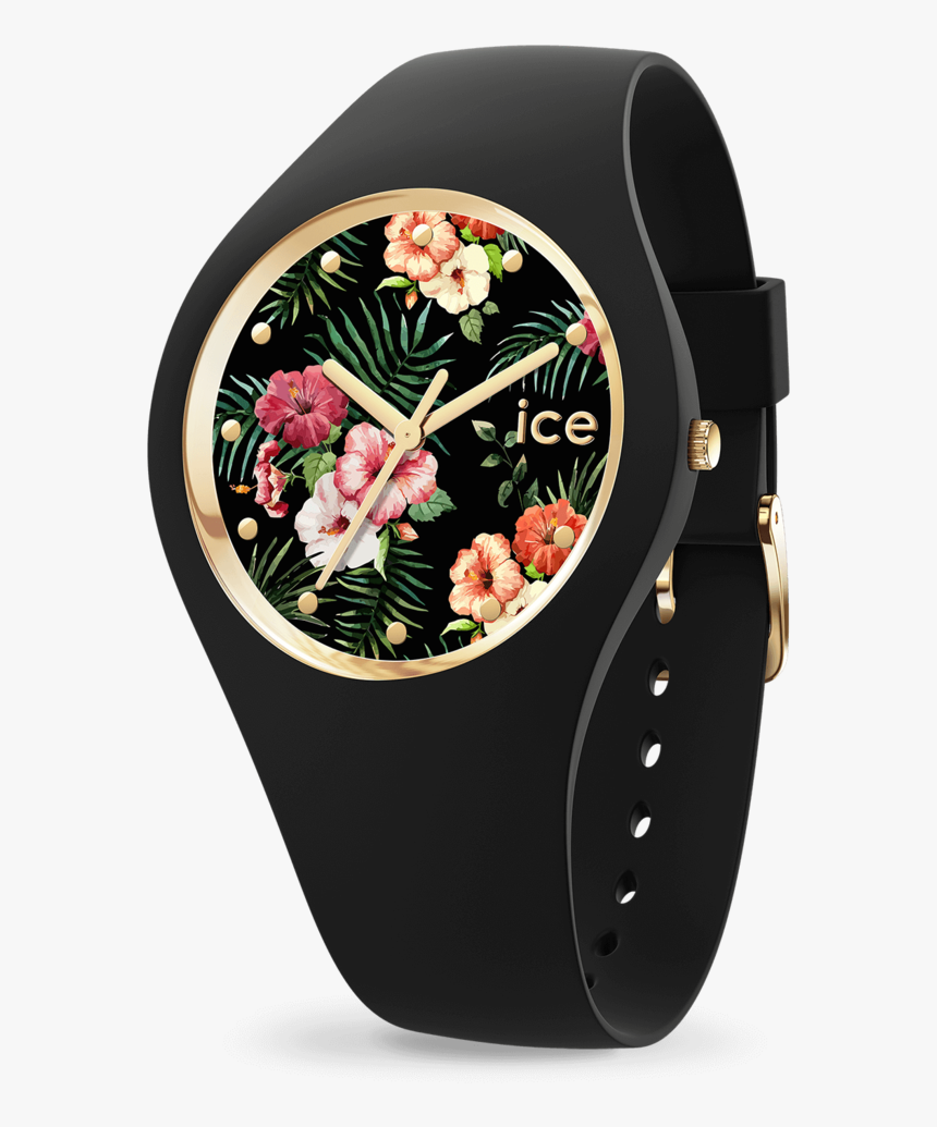 Ice-watch Ice Flower Colonial Colorful Flower Dial - Ice Watch With Flowers, HD Png Download, Free Download