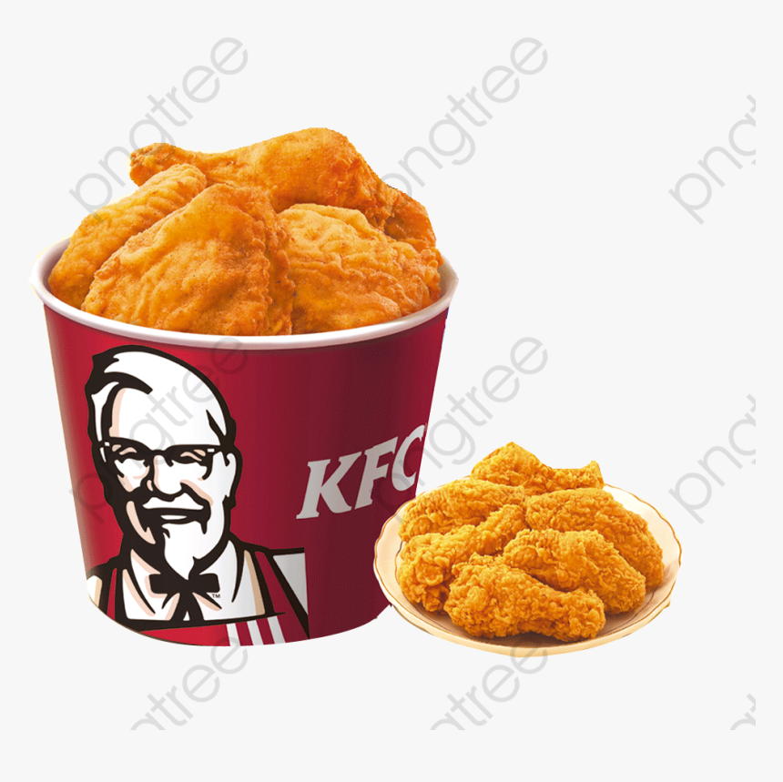 Kfc Family Bucket Package, Family Clipart, Kfc Family - Balde De Pollo Frito, HD Png Download, Free Download