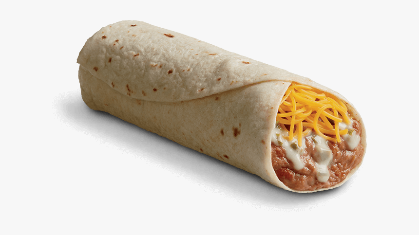 Queso Bean Burrito - Bean Burrito Png, Transparent Png, Free Download