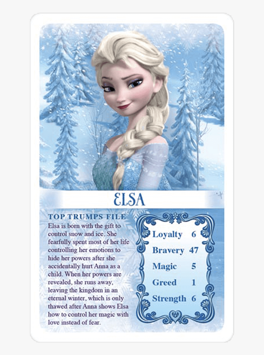 Top Trumps Frozen - Top Trumps Frozen Cards, HD Png Download, Free Download