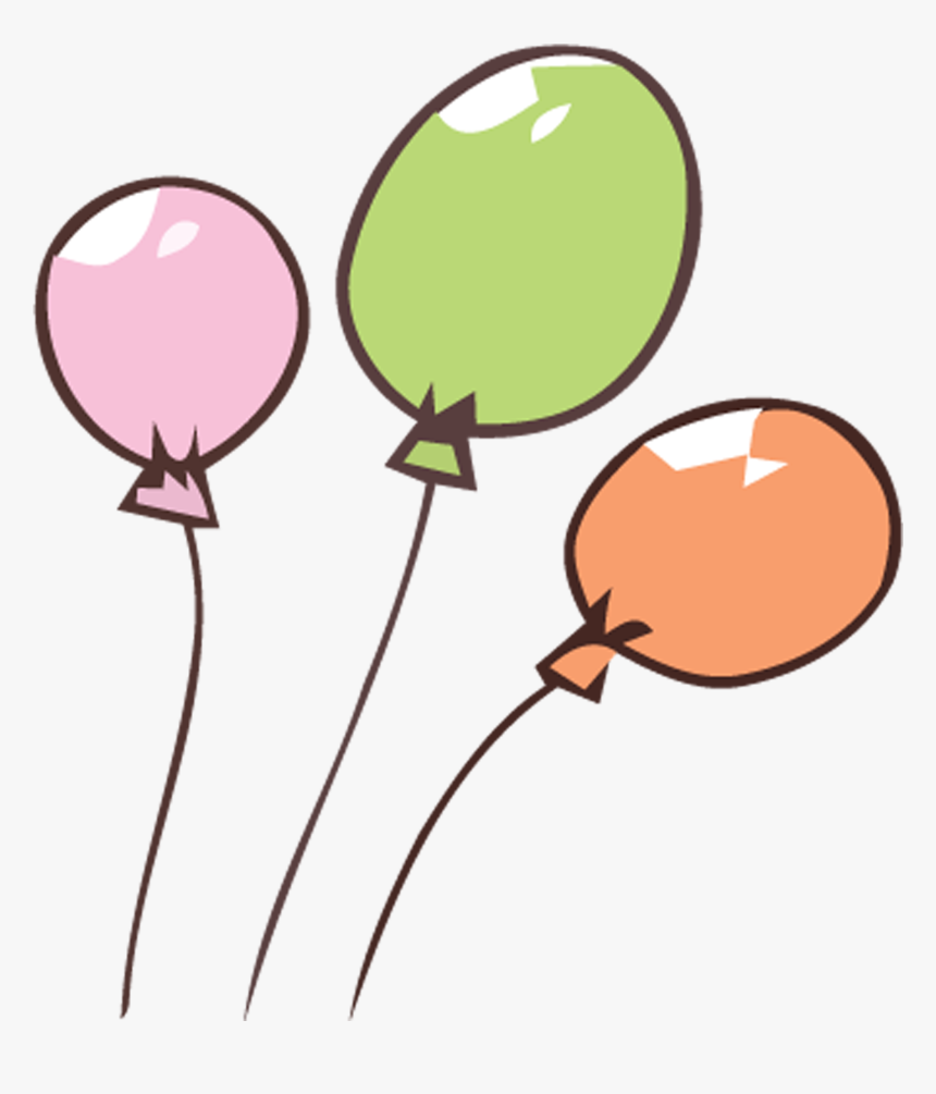 Clip Art Peach Colored Balloons - Balloon Cartoon Images Png, Transparent Png, Free Download
