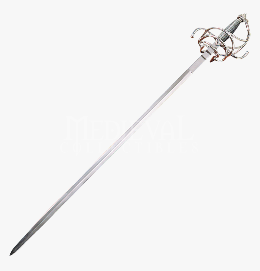 Rapier
a Thin, Light, Sharp-pointed Sword Used For - Rapier Swords, HD Png Download, Free Download