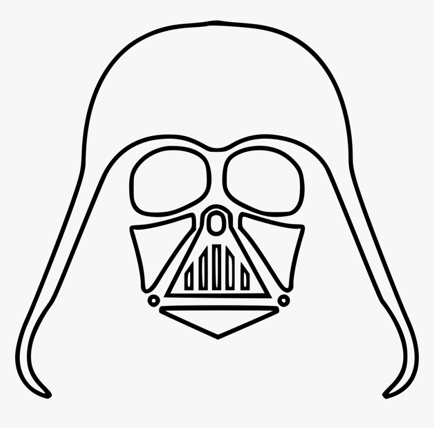 Darth Vador - Line Art, HD Png Download, Free Download