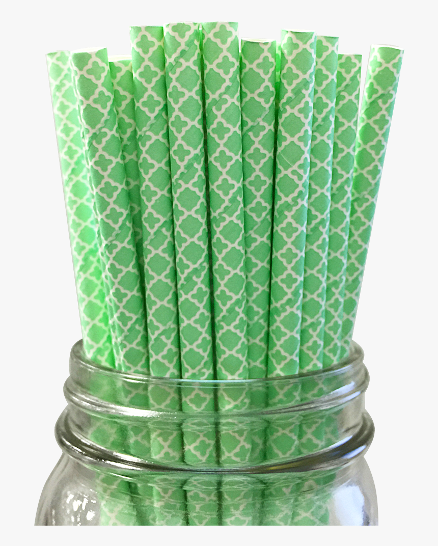 Seafoam Damask 25pc Paper Straws Png Download Vase