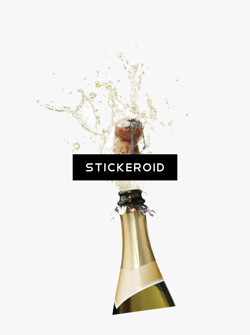 Champagne Popping Png - Tree, Transparent Png, Free Download