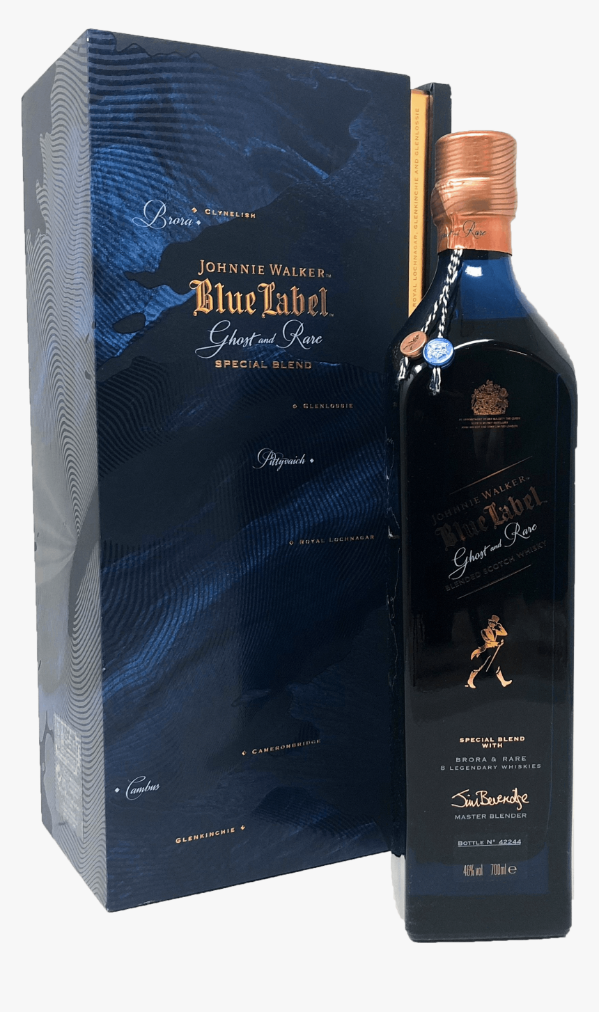 Johnnie Walker Blue Label Ghost & Rare Blended Scotch - Johnny Walker Blue Label, HD Png Download, Free Download