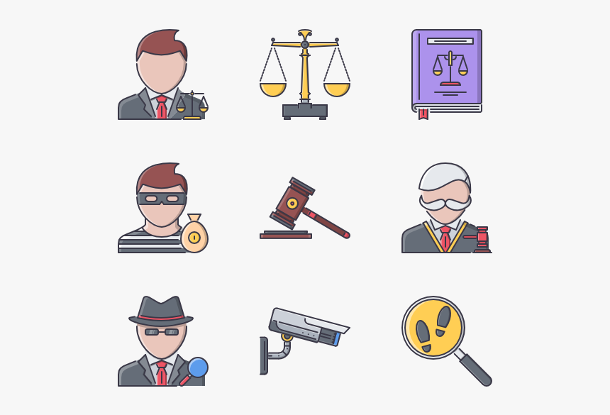 Law And Order Cartoon, HD Png Download, Free Download