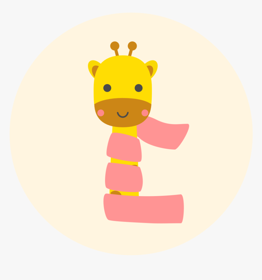 Cute Giraffe Cute Character Illustration - Giraffe, HD Png Download, Free Download