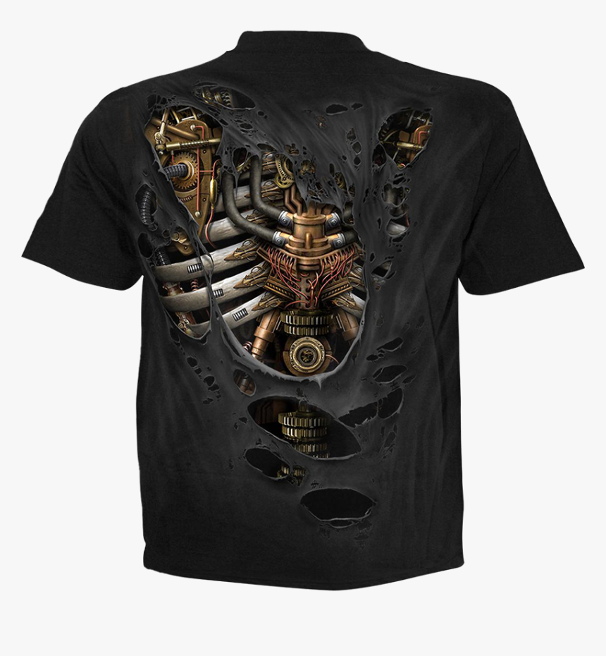 Mens Skull And Rose T Shirt, HD Png Download, Free Download