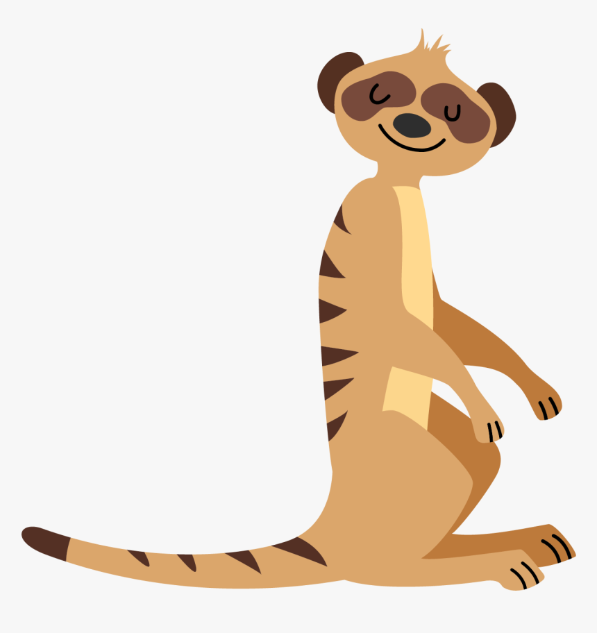 Mongoose Clipart Meerkat - Meerkat Cartoon Transparent, HD Png Download, Free Download