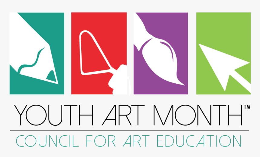 Youthartmonth - Youth Art Month 2018, HD Png Download, Free Download