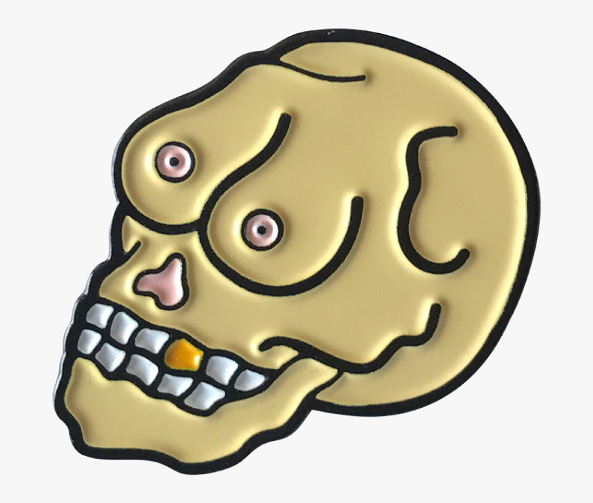 Titty Skull Pin, HD Png Download, Free Download