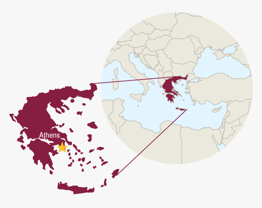 Greece Map, HD Png Download, Free Download