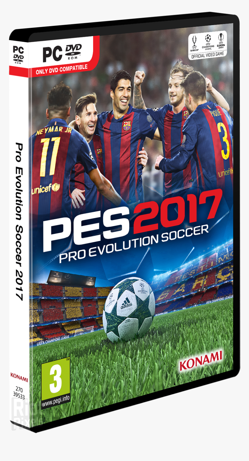 Pes 2017 Xbox One Cover, HD Png Download, Free Download