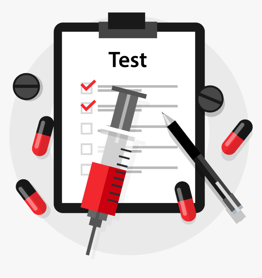 Transparent Testing Icon Png - Clipart For Drug Test, Png Download, Free Download