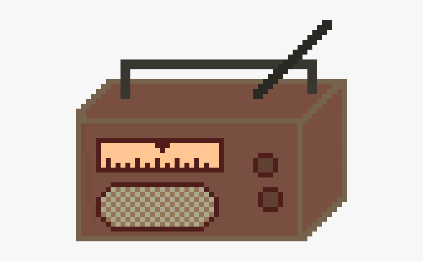 Radio Pixel Art Png, Transparent Png, Free Download