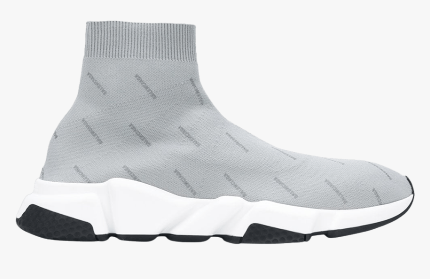 Grey Balenciaga Speed Sneakers, HD Png Download, Free Download