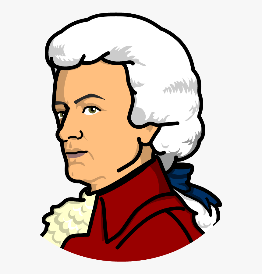 Wolfgang Amadeus Mozart Clipart, HD Png Download, Free Download